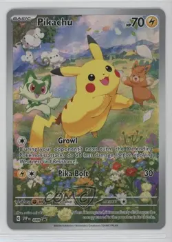 Pikachu (Paldea Adventure Chest) Holo Pokemon Scarlet & Violet Black Star Promo - Image 1