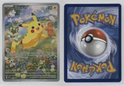 Pikachu (Paldea Adventure Chest) Holo Pokemon Scarlet & Violet Black Star Promo - Image 3