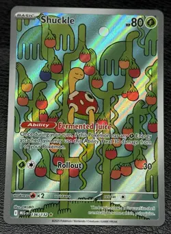 Shuckle 136/132 - Holo Illustration Rare - Pokemon TCG: Mega Evolution - NM/M - Image 1