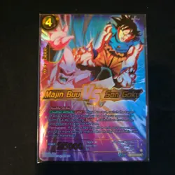 Majin Buu VS Son Goku BT28-146 CR Concept Rare DBS Prismatic Clash - Image 1