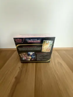 Pokemon Chaos Rising Pokemon Center Elite Trainer Box ETB IN HAND SEALED DAMAGED - Image 2