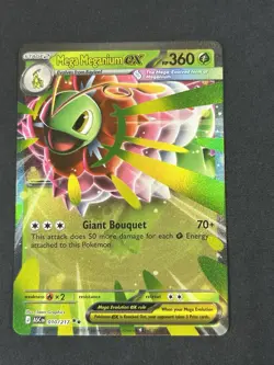 Pokemon Mega Meganium ex - 010/217 [ME: Ascended Heroes Holofoil NM... - Image 1