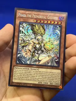 YuGiOh Chaos Origins 1st Edition Phara the Primordial Goddess CORI-EN022 Secret - Image 2