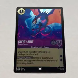 Gwythaint 37/204 Disney Lorcana Whispers in the Well Uncommon Cold Foil NM - Image 1