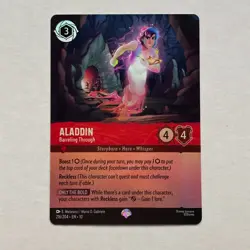 Aladdin 216/204 Disney Lorcana Whispers in the Well Epic Holo Foil NM - Image 1
