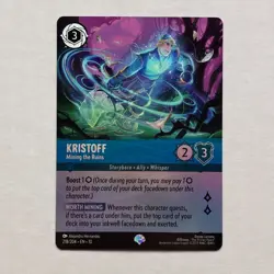 Kristoff 218/204 Disney Lorcana Whispers in the Well Epic Holo Foil NM - Image 1