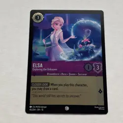 Elsa 45/204 Disney Lorcana Whispers in the Well Common Cold Foil NM - Image 1