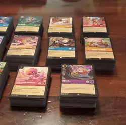 Disney Lorcana TCG 1,277 Bulk lot. Commons & Uncommons only. No foils. Near mint - Image 3