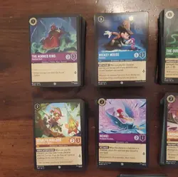 Disney Lorcana TCG 1,277 Bulk lot. Commons & Uncommons only. No foils. Near mint - Image 4