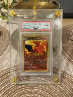 2000 Charizard Neo 2 #006 PROMO - REVERSE FOIL HOLO Japanese - PSA 10 - Image 1