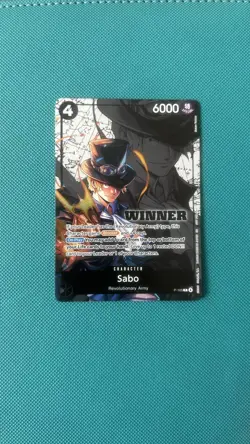 Sabo (Winner Pack 2026 Vol. 2) P-105 One Piece Promotion Cards Foil LP - Image 1
