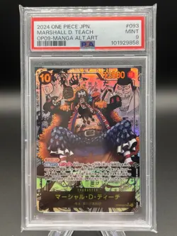 Carte One Piece Marshall.D.Teach OP09-093 Manga Alt PSA 9 - Image 3