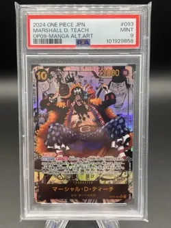 Carte One Piece Marshall.D.Teach OP09-093 Manga Alt PSA 9 - Image 4