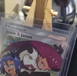 Pokemon TCG Hidden Fates Jessie & James 68/68 Ultra Rare Full Art Holo - Image 5