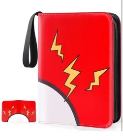 Pokemon Card Binder 4-Pockets, 400 Pockets Card Holder, 50 Removable Sleeves - Image 3