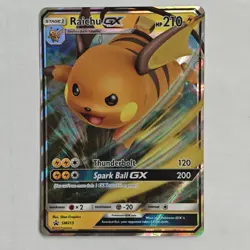 Pokemon TCG Black Star Promo SM213 - Raichu GX - Image 1