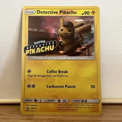 The Pokemon Company Pokemon TCG Detective Pikachu SM190 Promo Holo English 90HP - Image 1
