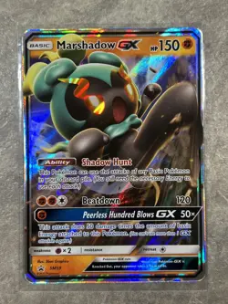 Marshadow GX Pokemon TCG SM59 Black Star Promo Sm Holo Rare (Near Mint) - Image 1