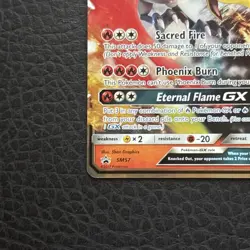 Pokemon TCG HO-OH GX Sun & Moon Sm57 Promo Promo NEAR MINT - Image 5
