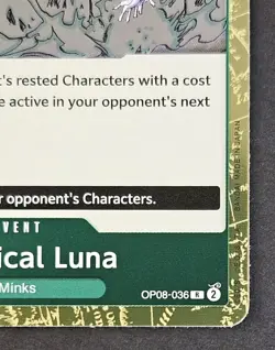 One Piece TCG/CCG Electrical Luna Event Two Legends OP08-036 NM - Image 4