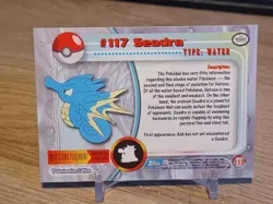 2000 Topps Pokemon TV #117 Seadra Foil B - Image 2