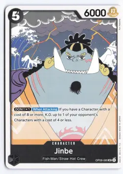 One Piece TCG - Jinbe - OP08-085 - Two Legends - English X4 - Image 1