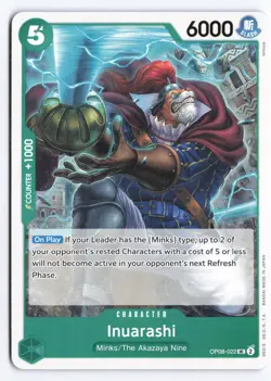 One Piece TCG - Inuarashi OP08-022 Two Legends - English X4 - Image 1