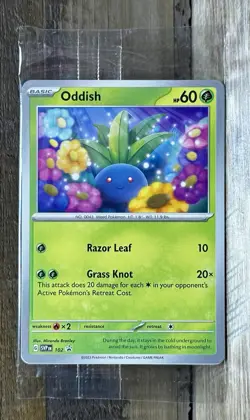 Pokemon TCG Oddish SVP 102 Black Star Promo Sealed - Image 1