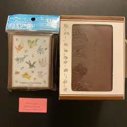 Pokemon Center Japan Eevee Eievui Collection Card Sleeves + Deck Box ~ US SELLER - Image 1