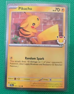 Pikachu Pokemon Day 2026 051/162 30th Anniversary Promo Pokemon TCG - Image 1