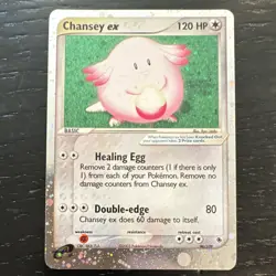Pokemon TCG Chansey ex 96/109 EX Dragon Holo Rare English 2003 120 HP - Image 1