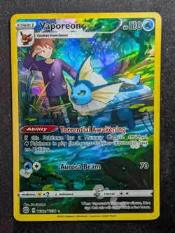 Vaporeon - TG02/TG30 - Brilliant Stars (Pokemon) - Image 1