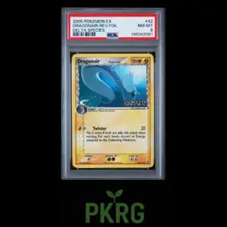 2005 POKEMON EX DELTA SPECIES #42 DRAGONAIR-REVERSE FOIL PSA 8 NEW CERT - Image 1