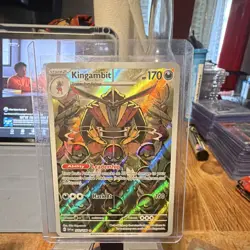 Pokemon TCG Kingambit 220/198 SV01 Scarlet & Violet Full Art Holo ENG 170HP - Image 1