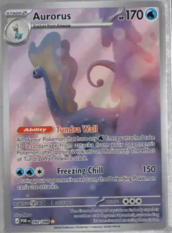 Pokemon TCG Aurorus 092/088 Illustration Rare ME: Perfect Order NM - Image 1