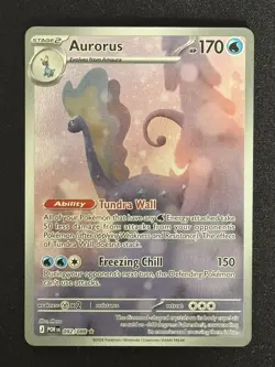 Pokemon TCG Aurorus 092/088 Illustration Rare Full Art Perfect Order Card - Image 1