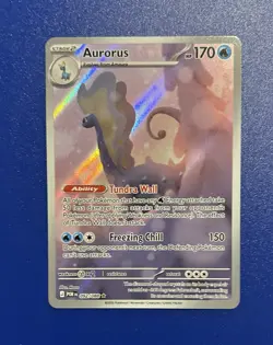 Pokemon TCG Aurorus 092/088 Illustration Rare Perfect Order English - Image 1