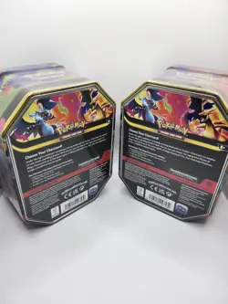 Pokemon TCG Mega Charizard X and Y Tins Sealed 2026 - Set of 2 New/Sealed - Image 2