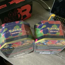 Pokemon TCG Mega Charizard X and Y Tins Sealed 2026 - Set of 2 New/Sealed - Image 3