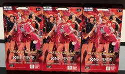 Bandai Namco One Piece TCG Heroines Edition EB-03 Extra Booster Pack Lot of 3 - Image 1