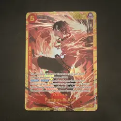One Piece TCG Portgas D Ace Holo SEC OP16-118 English NM - Image 1