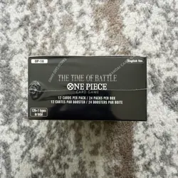 One Piece Card Game: Booster Pack (OP-16) The Time of Battle - New & Sealed Box - Image 4