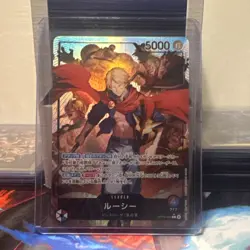 Bandai One Piece Card Game Lucy OP15-002 Leader L Alternate Art Holo JP - Image 1