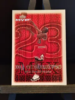 1999-00 Upper Deck MVP Michael Jordan MJ Exclusives #195 Chicago Bulls - Image 1