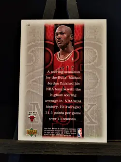 1999-00 Upper Deck MVP Michael Jordan MJ Exclusives #195 Chicago Bulls - Image 2