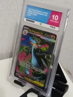 ACE 10 Mega Charizard X EX #109 Secret Rare Phantasmal Flames Pokemon - Image 1