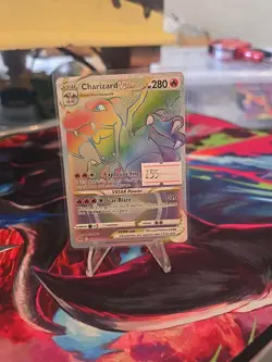 Charizard VSTAR 174/172 Brilliant Stars Secret Rare Pokemon Card - Image 1