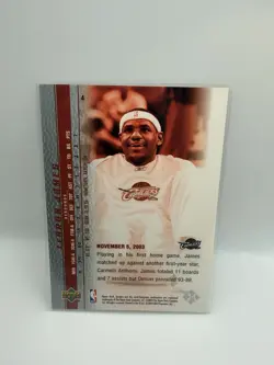 2003-04 Upper Deck Lebron James Phenomenal Beginning - LeBron James #4 (RC) - Image 2