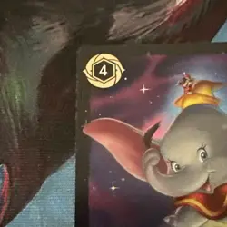 Dumbo Ninth Wonder of the Universe Lorcana Fabled Cold Foil Card 45/204 - Image 2