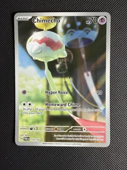 Chimecho 179/167 Holo Illustration Rare Twilight Masquerade Pokemon Card - Image 1